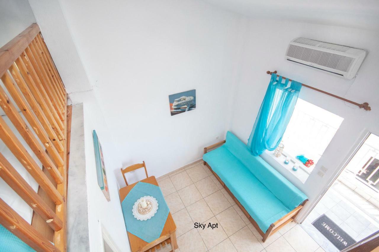 Aello Sea-Seafront Apartments Skála Foúrkas Eksteriør bilde