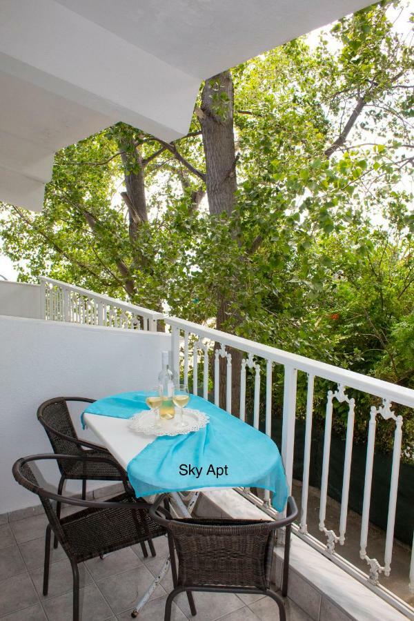 Aello Sea-Seafront Apartments Skála Foúrkas Eksteriør bilde